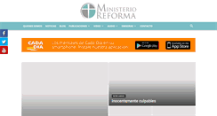 Desktop Screenshot of ministerioreforma.com